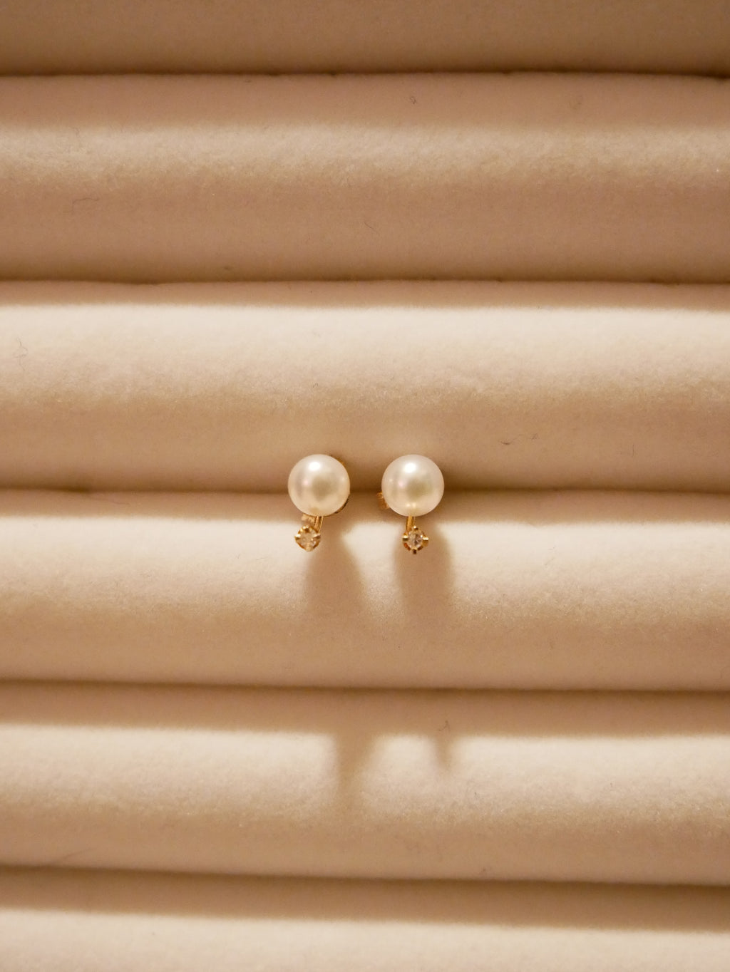Pearl and Diamond Studs